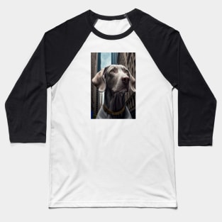 Weimaraner in NYC 2 Baseball T-Shirt